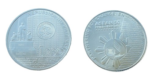 Filipiny 1 piso ASEAN 2017