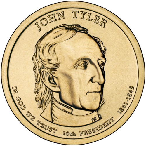 USA 1 $ John Tyler 2009 nr 10