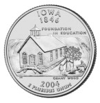 USA 25 c Iowa 2004