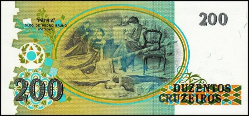 Brazylia 200 cruzeiros Ojczyzna 1990 P-229
