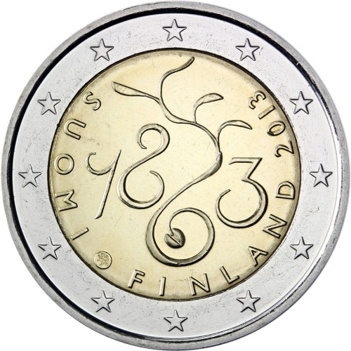 2 euro Finlandia 150. rocznica parlamentu z 1863