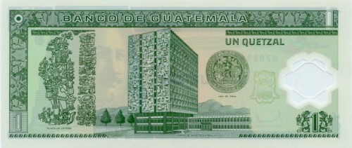 Gwatemala 1 Quetzal Generał J. Orellana 2006 P-109