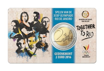 2 euro Belgia Drużyna na Olimpiadę w RIO 2016