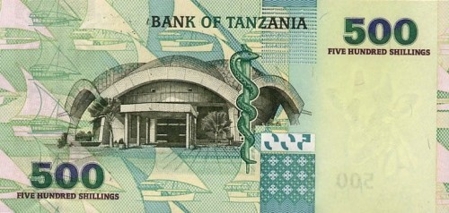 Tanzania 500 szylingów Bawół afrykański  2003 P-35