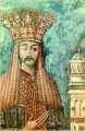 Neagoe Basarab – fragment fresków cerkwi w Curtea de Argeş