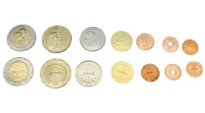 Zestaw menniczy FILIPINY x 6 z dziurką