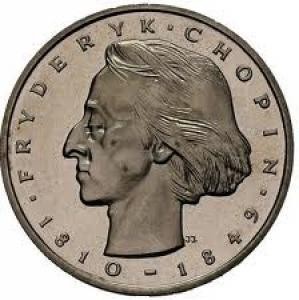 50 zł Chopin Fryderyk 1974