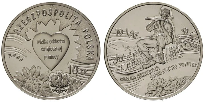 10 zł WOŚP 2003