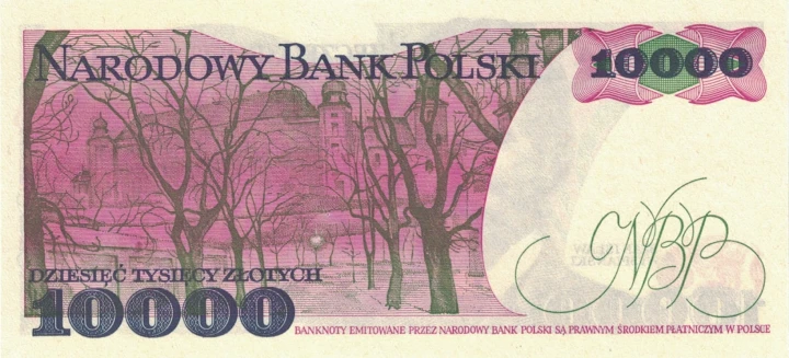 PRL 10 000 zł Stanisław Wyspiański 1988 P-151b AL