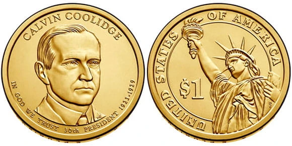 USA 1 $ Calvin Coolidge 2014 nr 30