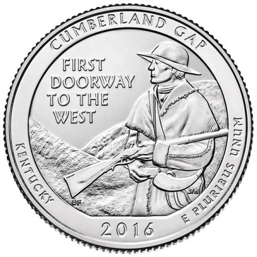 USA 25 c Park narodowy  Cumberland 2016 nr 32