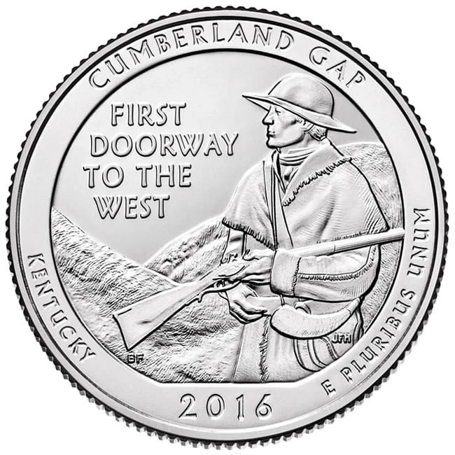 USA 25 c Park narodowy  Cumberland 2016 nr 32