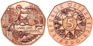 5 € Austria Kraj wody 2013