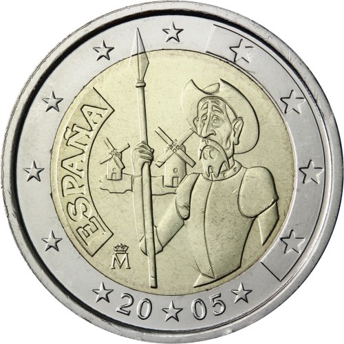 2 euro HISZPANIA Don Kichot 2005