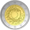 2 € Belgia 30 lat flagi UE 2015