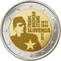 2 € Słowenia 100. rocznica urodzin Franca Rozmana „Stane” 2011