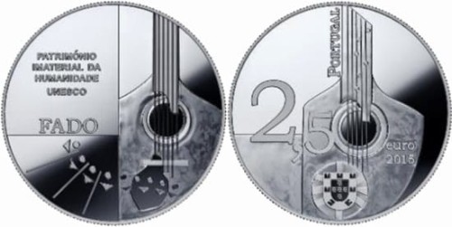 2,5 € Portugalia Fado 2015