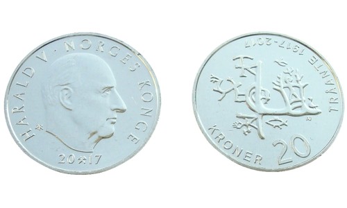 Norwegia 20 koron 100 lat Kongresu Sami 2017.jpg