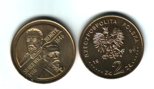 2 zł Henryk Sienkiewicz 1996