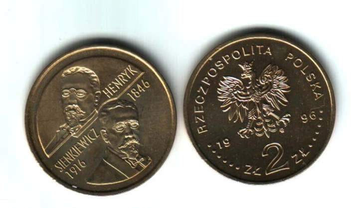2 zł Henryk Sienkiewicz 1996