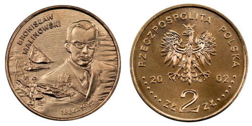 2 zł Bronisław Malinowski 2002