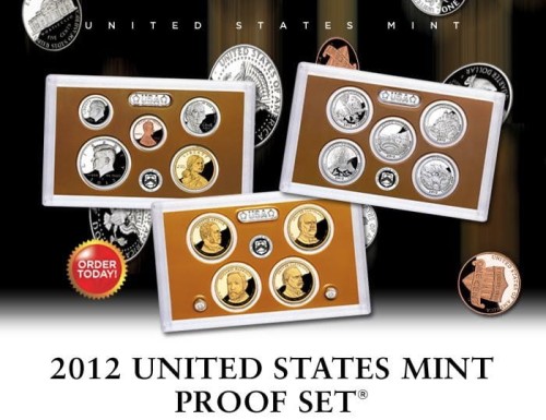 USA full proof set x 14 monet 2012