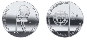 2,5 € Portugalia Akademia wojskowa Quer e poder 2011