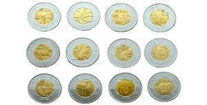 Somaliland 10 sch  x 12 Zodiak Chiński 2012
