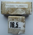 Kapsel 16,5 mm idealny na 1 eurocent