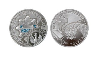 10 zł 85-lecie Policji 2004