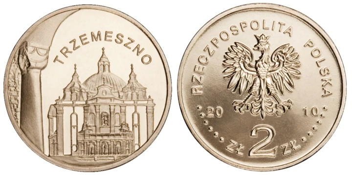 2 zł Miasta w Polsce Trzemeszno 2010