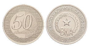 Angola 50 centimos 2012