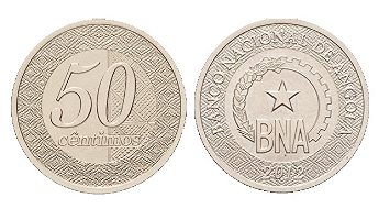 Angola 50 centimos 2012