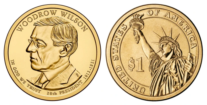 USA 1 $ Woodrow Wilson 2013 nr 28