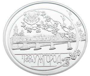 UKRAINA 10 UAH 1120 lat Użhorodu 2013