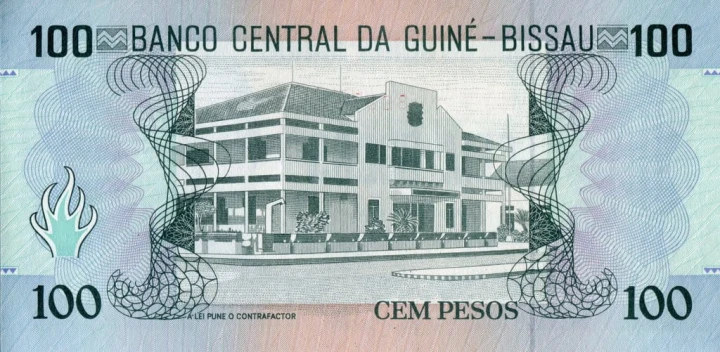 Gwinea Bissau 100 Peso D. Ramos 1990