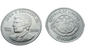 Liberia 10 $ J.F. Kennedy 2000