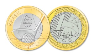 Brazylia 1 real Olimpiada Rio 2016 - Golf 2014