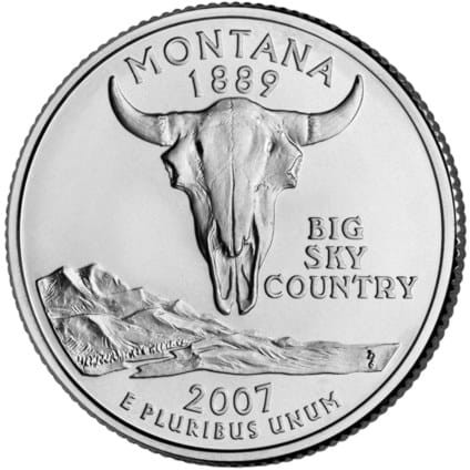 USA 25 c Montana 2007