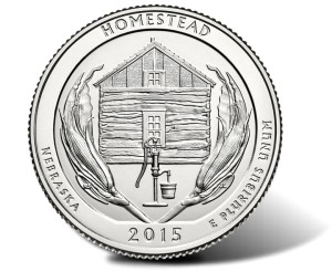 USA 25 c Park narodowy Homestead 2015 nr 26