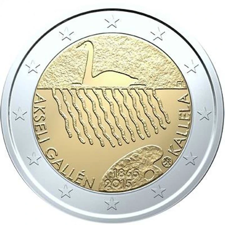 2 € Finlandia Akseli Gallen-Kallela 2015