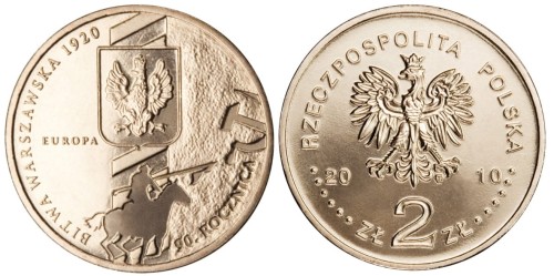 2 zł 90 rocznica Bitwy Warszawskiej 2010