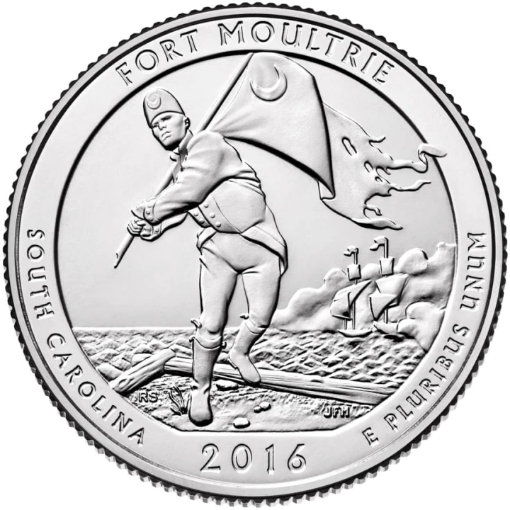 USA 25 c Park narodowy Fort Moultrie  2016 nr 35