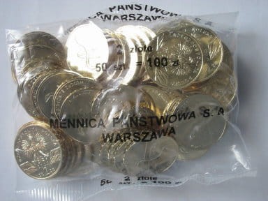 2 zł worek 50 szt. Borsuk (łac. meles meles) 2011