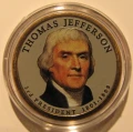 USA 1 $ Thomas Jefferson 2007 nr 3 KOLOR x2