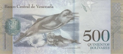 Wenezuela 500 Boliwarów Tonin 2017 P-94b