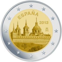 2 € Hiszpania Escorial UNESCO 2013