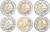 2 euro x 5 Niemcy Helmut Schmidt 2018 ADFGJ