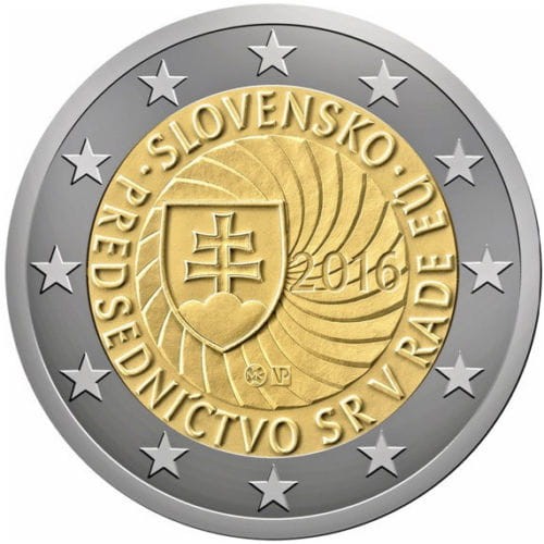 2 € Słowacja Przewodnictwo w UE 2016