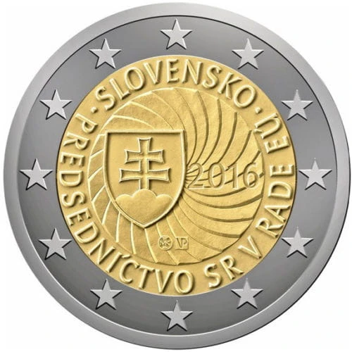 2 € Słowacja Przewodnictwo w UE 2016